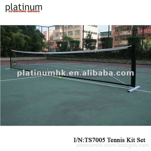 Mini Tennis Net / Quick Start Set /Tennis Kit Set / Kid Tennis (TS7005,Steel, 18'*3'/4'4")